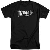 Harry Potter Muggle Men's 18/1 Tall Cotton Short-Sleeve T-Shirt